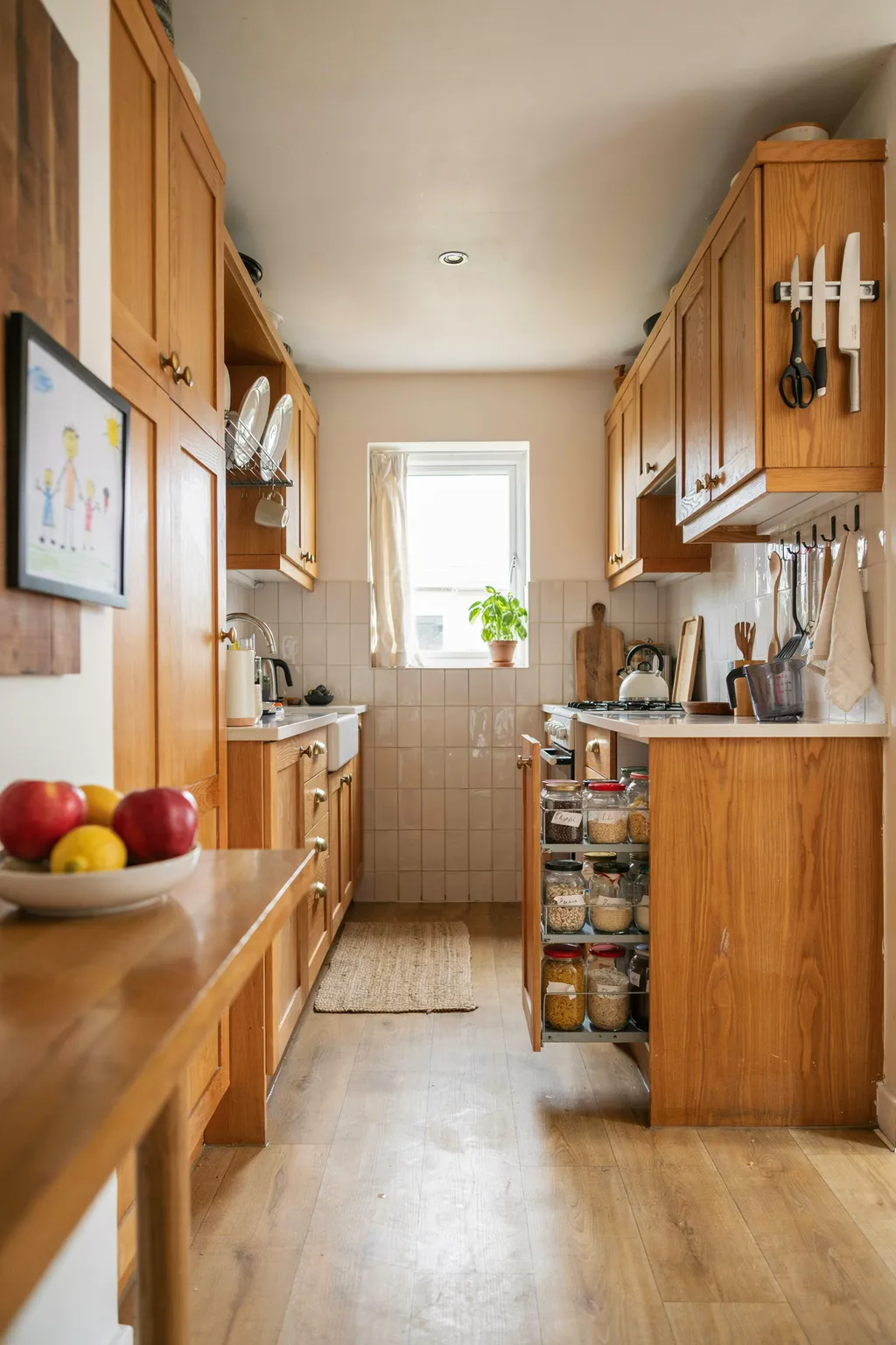 Practical Family Galley Kitchen