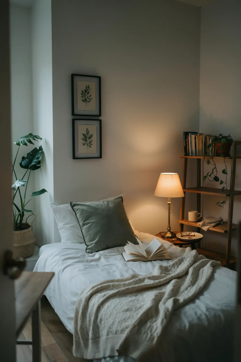 Build a Warm-Lit Bedside Reading Nook
