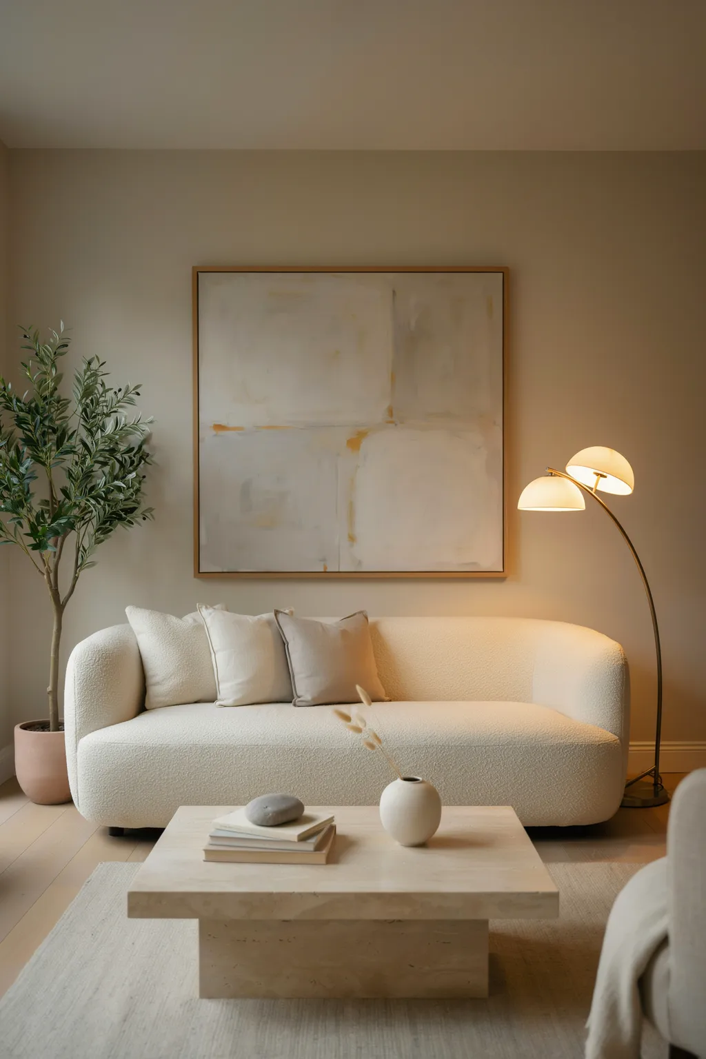 Finish With a Sculptural Floor Lamp