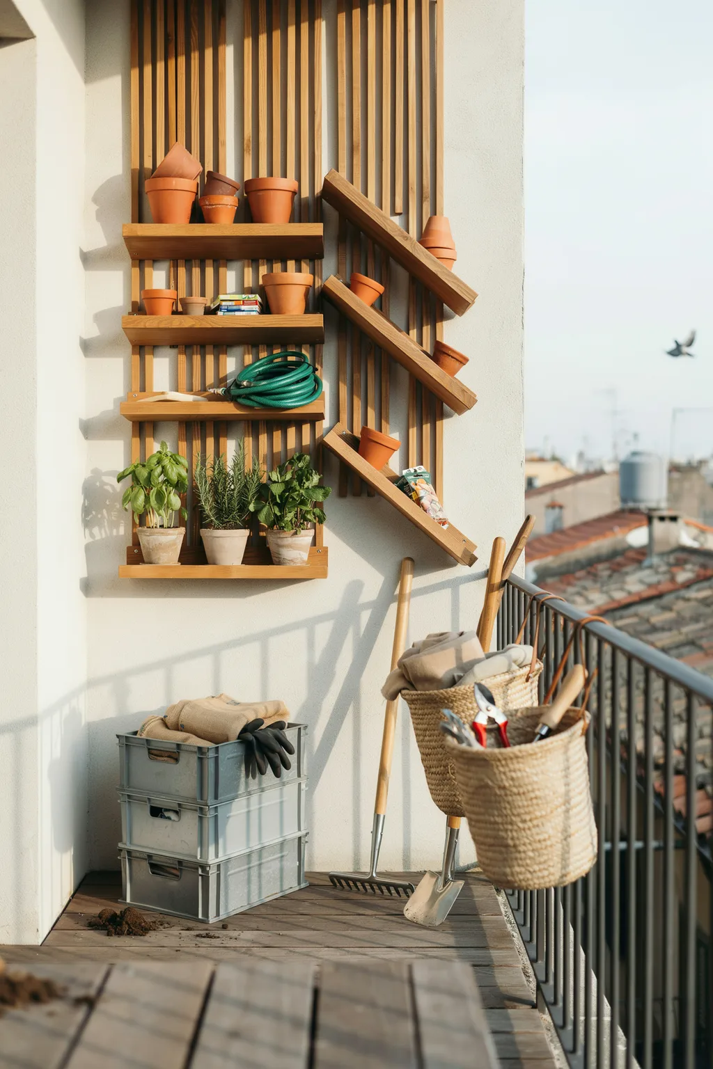 Smart Balcony Storage That Saves Floor Space