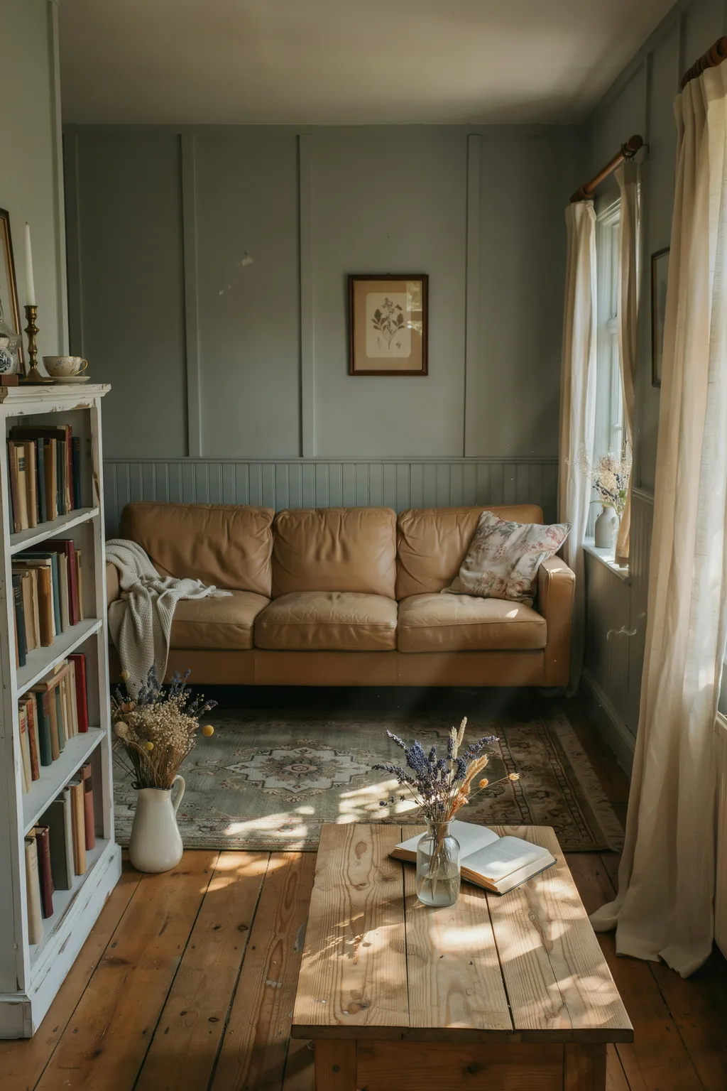 Add Vintage Charm With Florals and Old Books