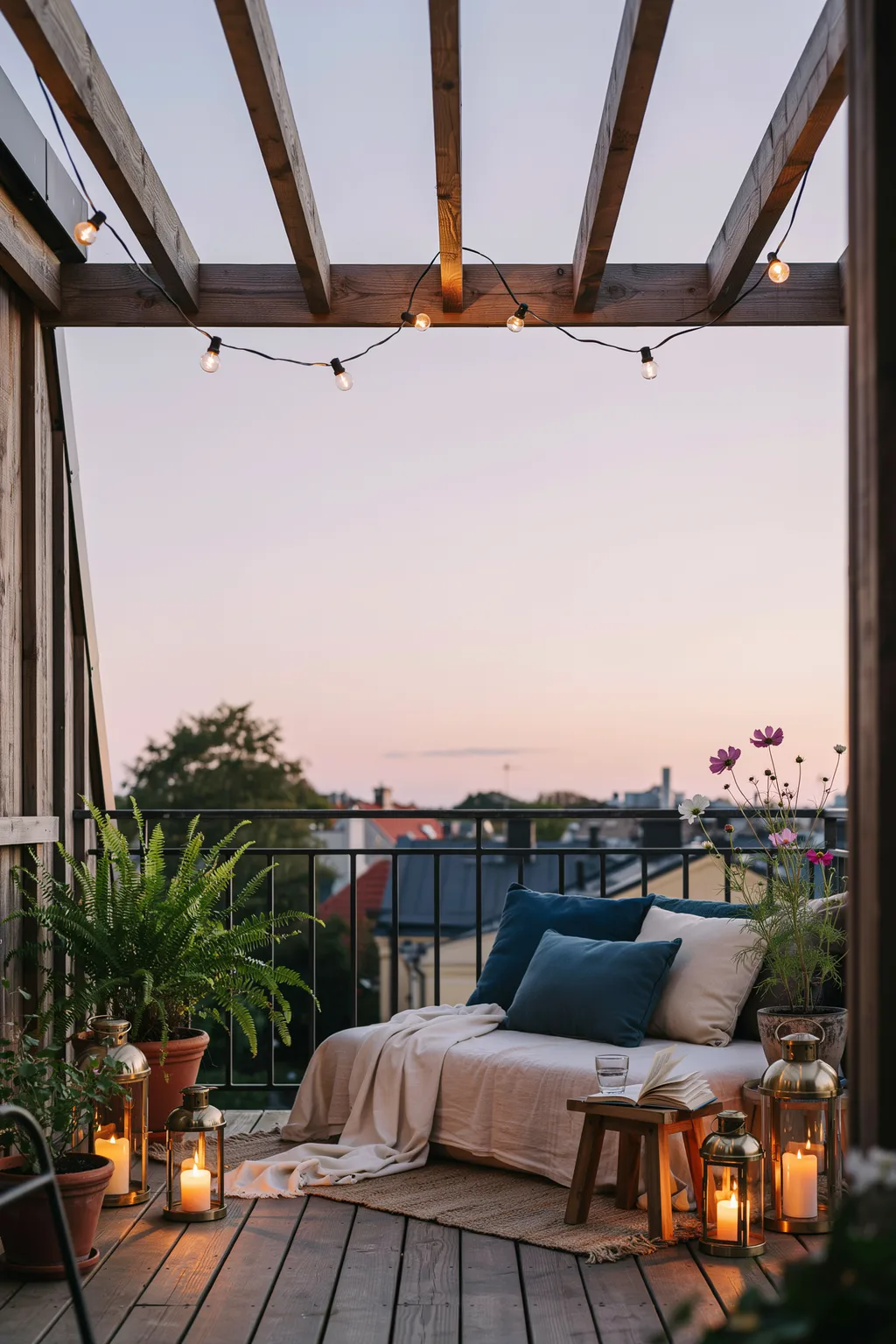 Evening Retreat Balcony for Sunset Nights