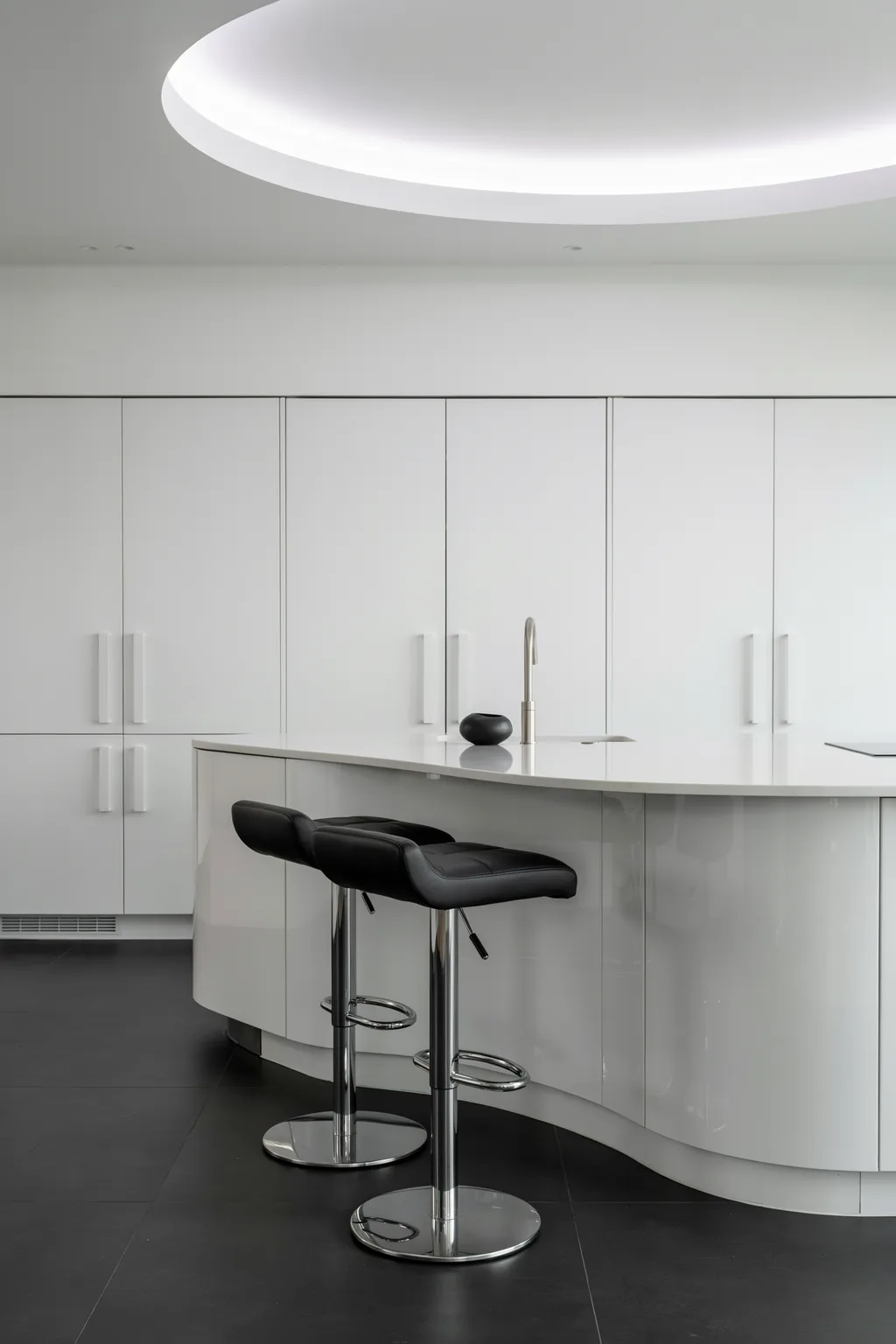 Chrome Gas-Lift Swivel Bar Stools