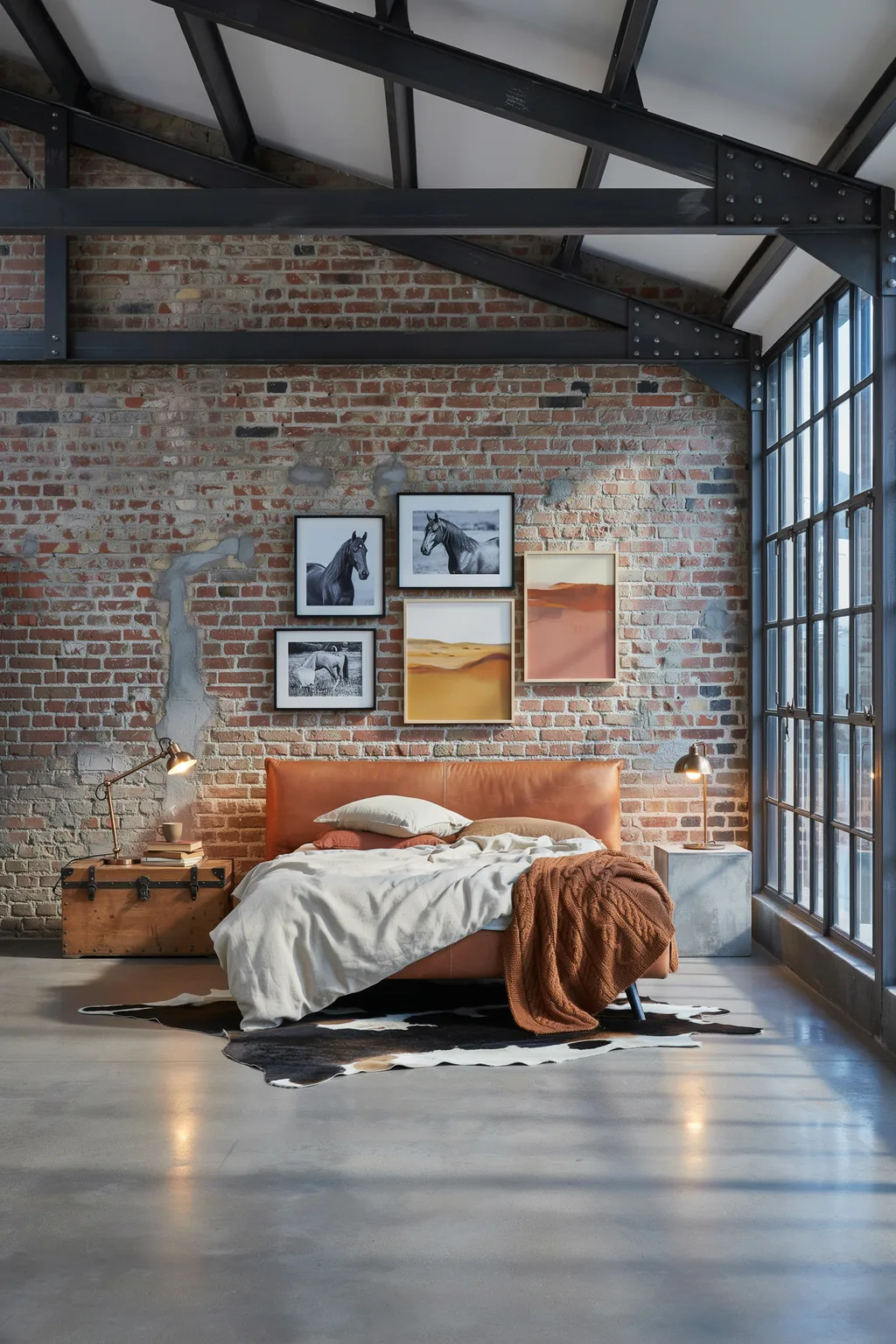 Industrial Loft Meets Western Warmth