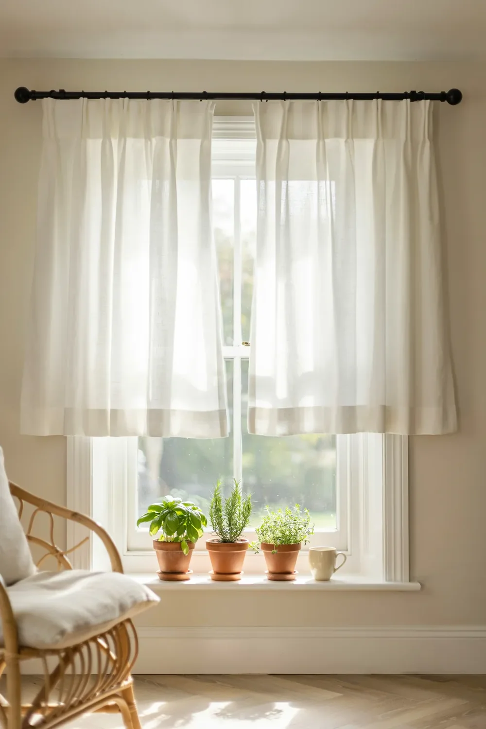 Rod Pocket Panels for Windows You Never Open