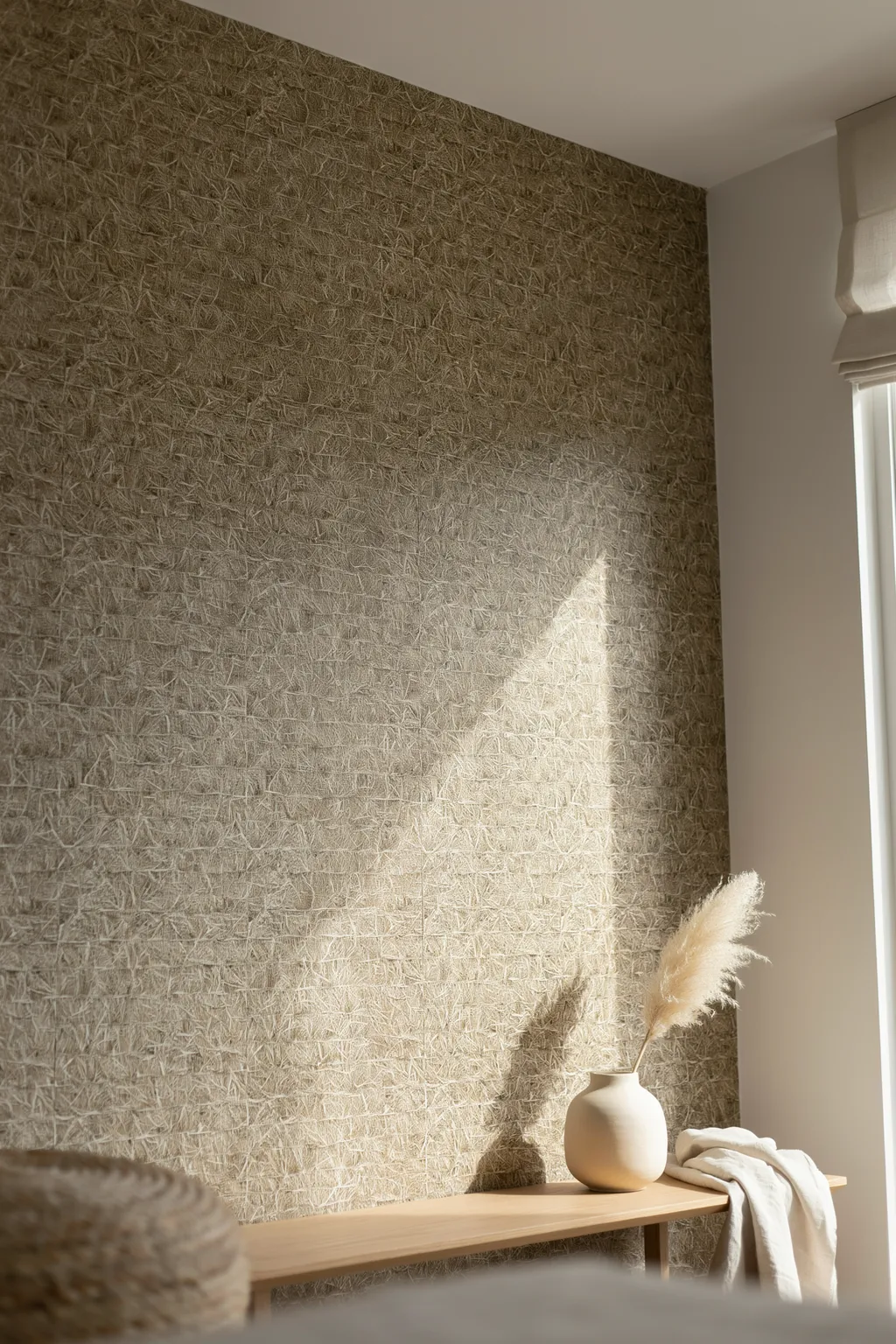 Save Grasscloth and Heavy Texture for the Wall That Gets Some Light