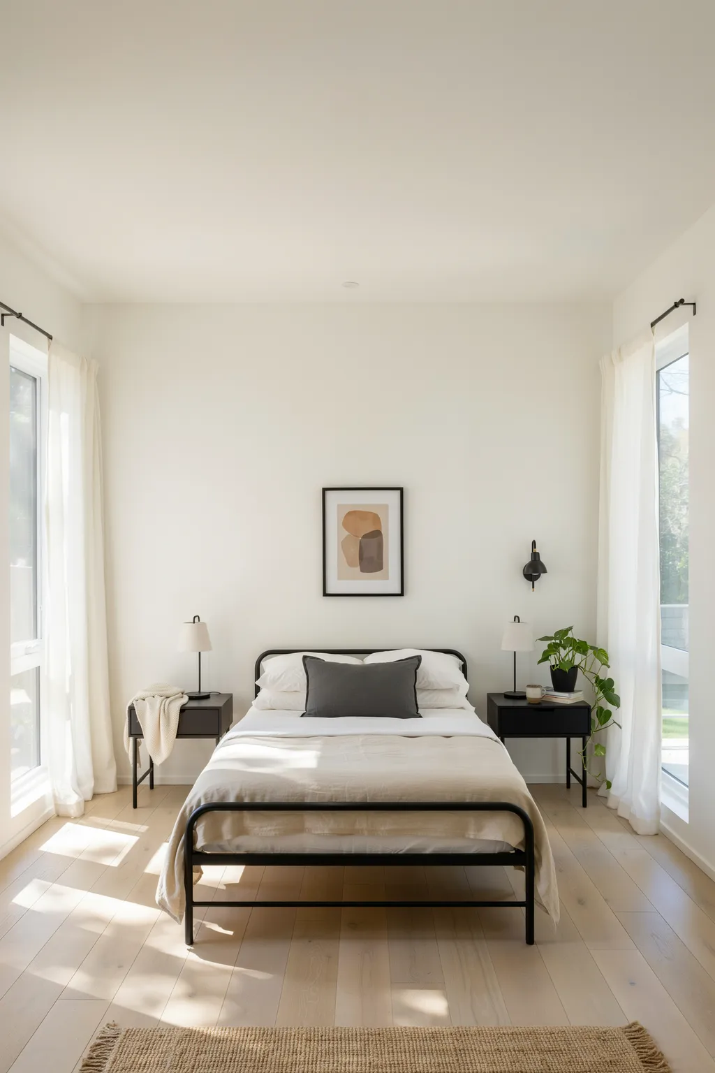 Skip Black Walls, Buy a Black Bed Frame