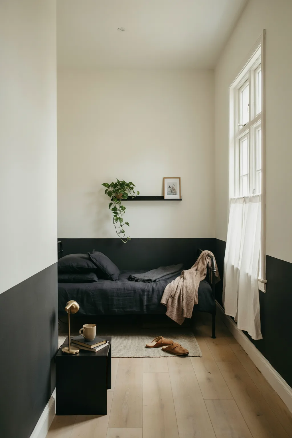 Small Room? Black Low, Light High
