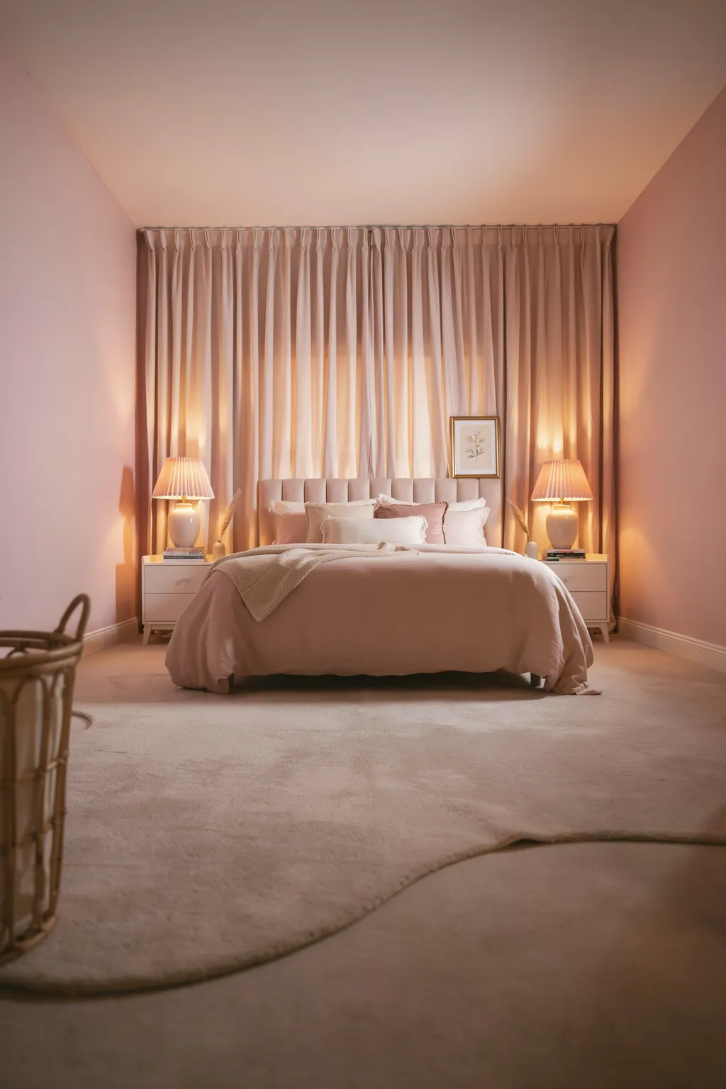 Switch to Pink Lampshades and Warm Bulbs
