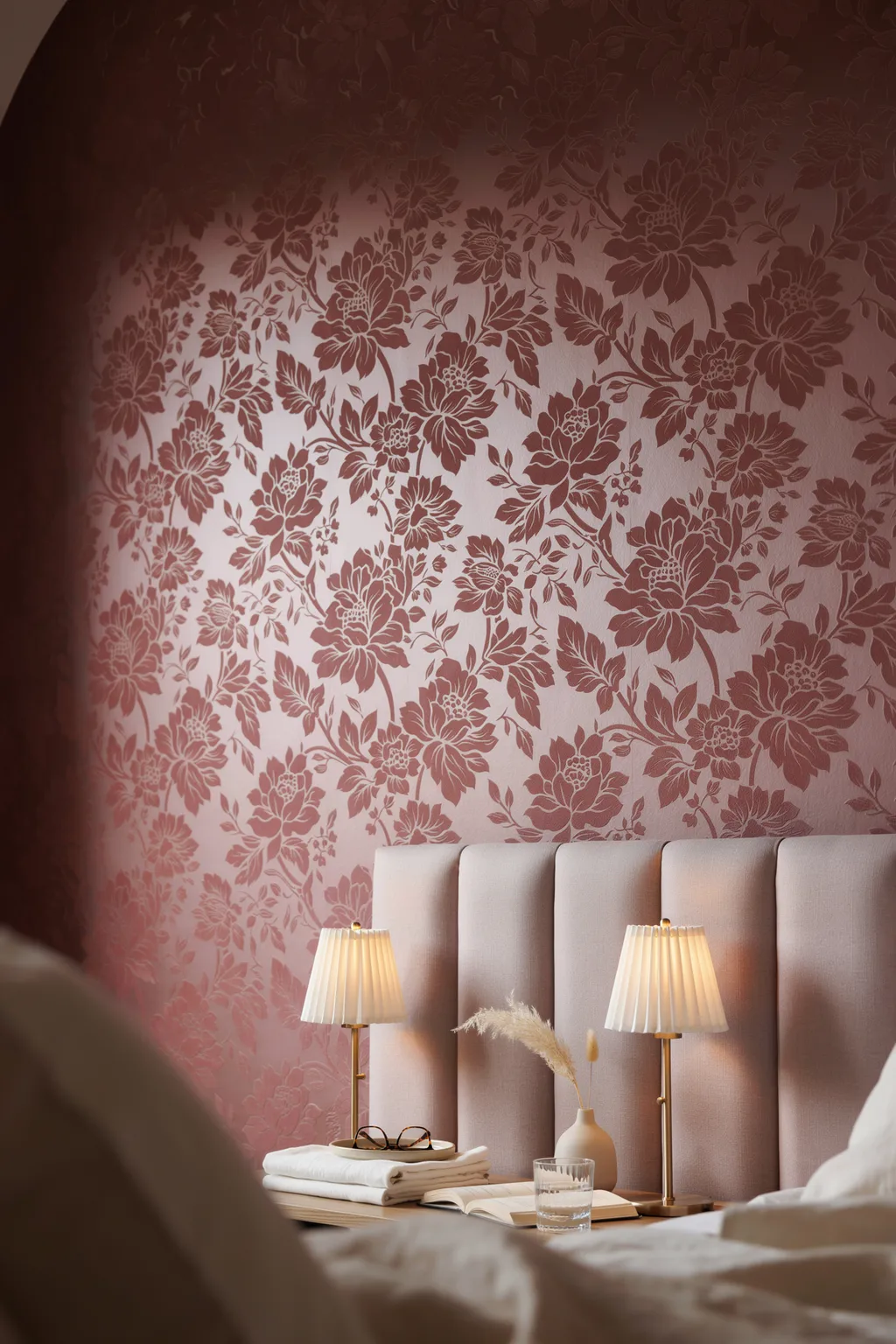 Tone-on-Tone Damask for Quiet Elegance