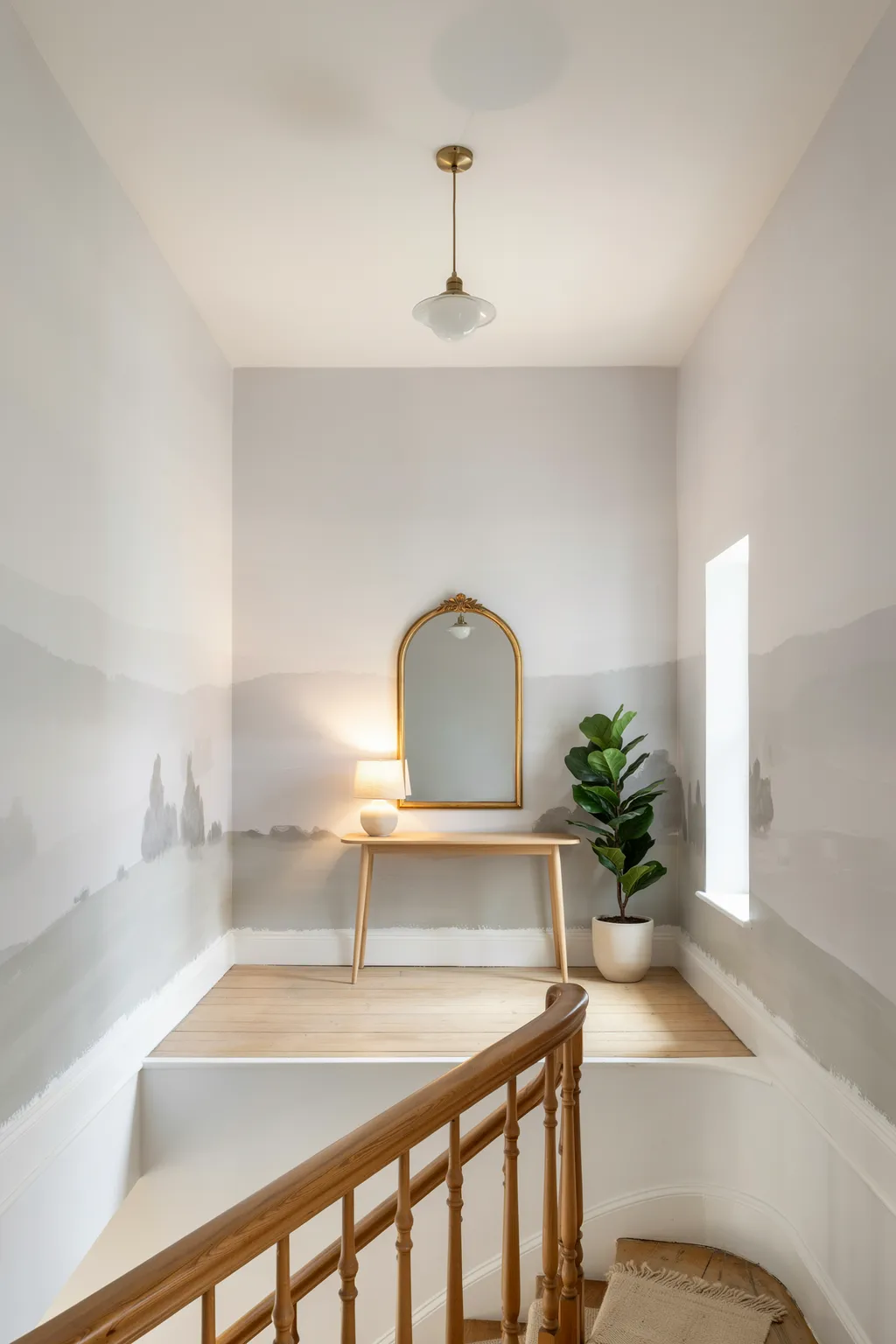 Use a Scenic Mural When There Is Nothing to Look At