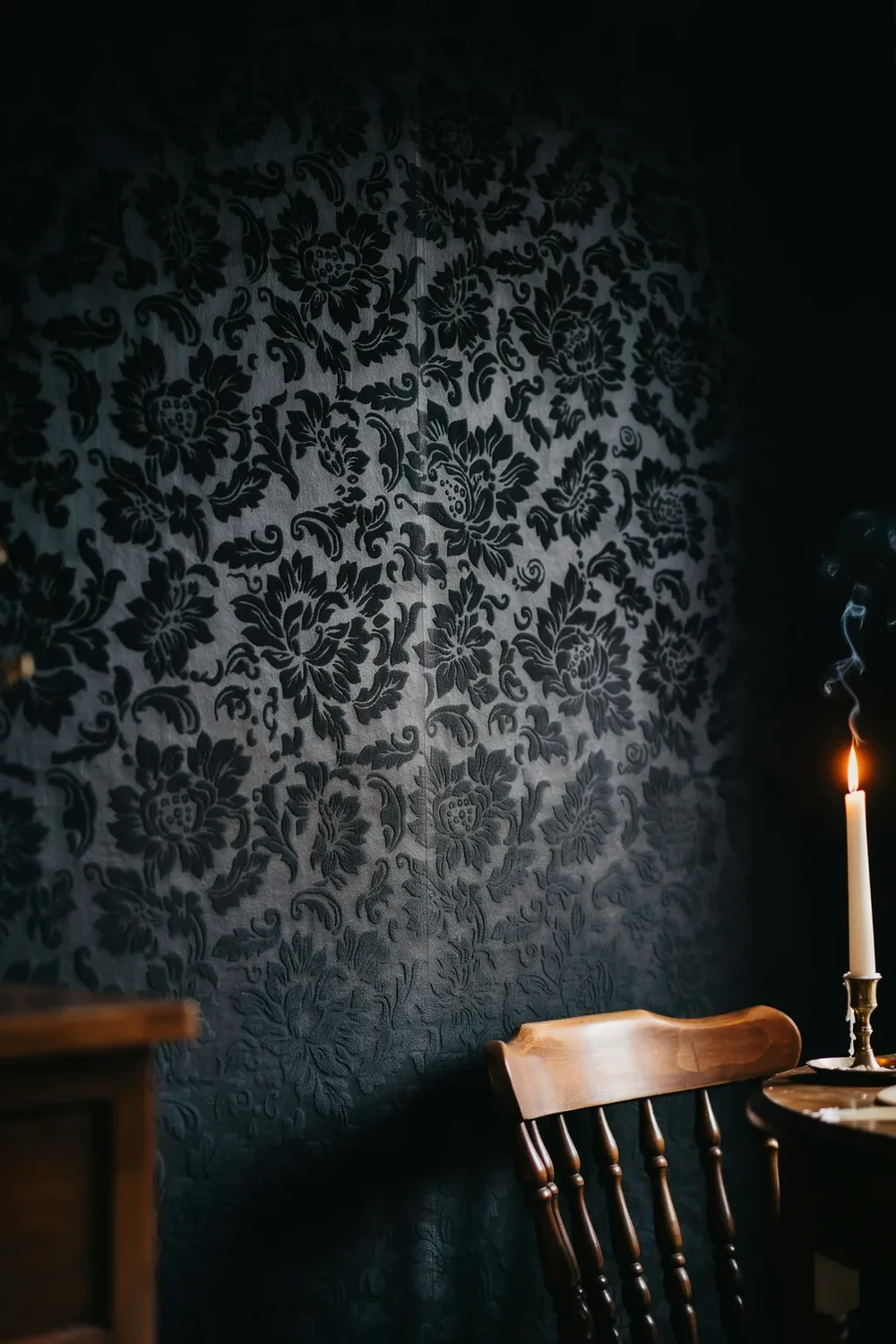 Velvet and Flocked Black You Want to Touch