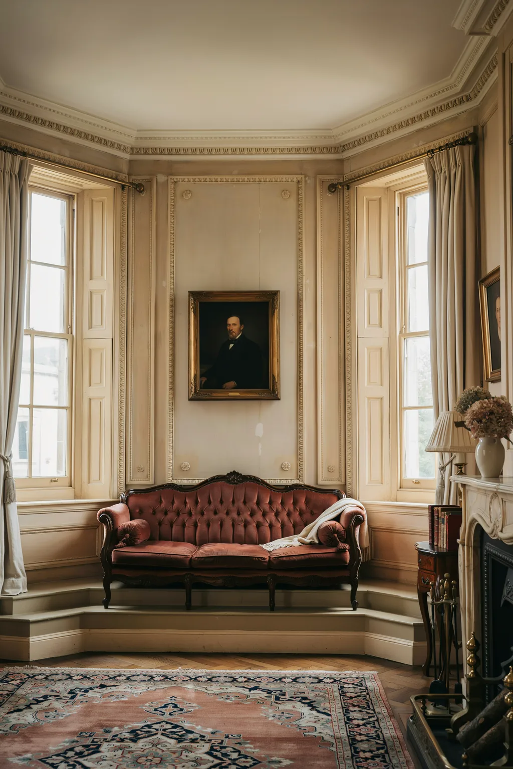 Victorian Raised Panels in a Period Room