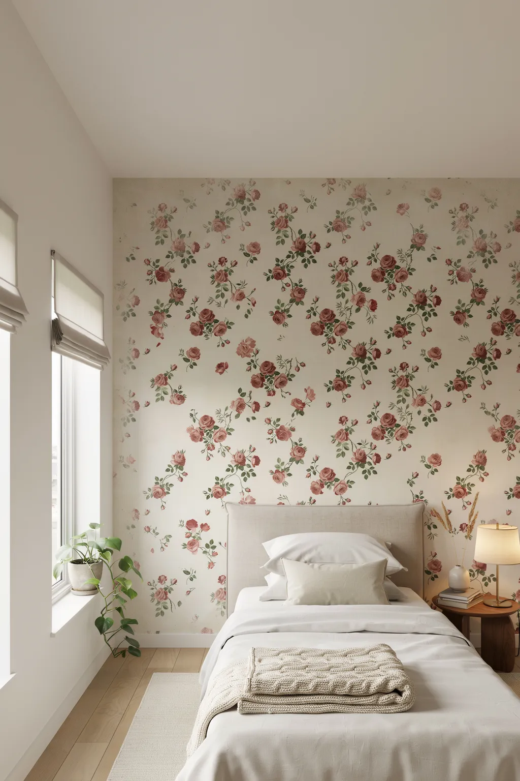 Vintage Roses Without the Guest-Room-at-Grandma's Effect