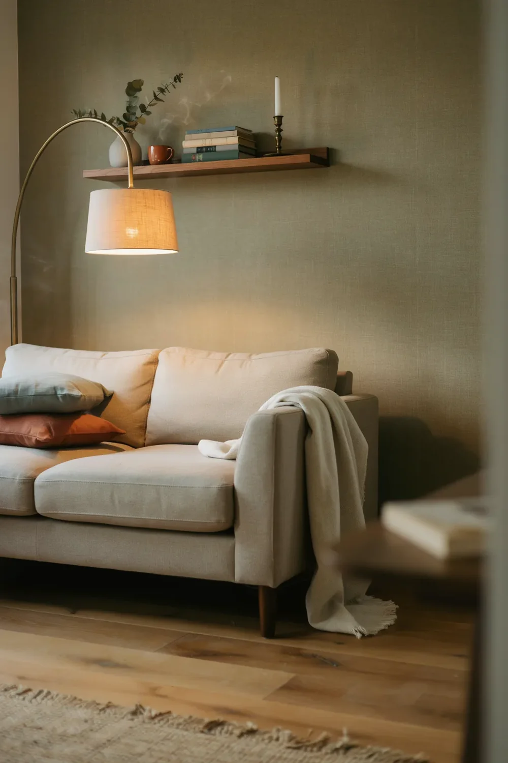 Warm Olive Is the Green for Rooms That Never Get Sun