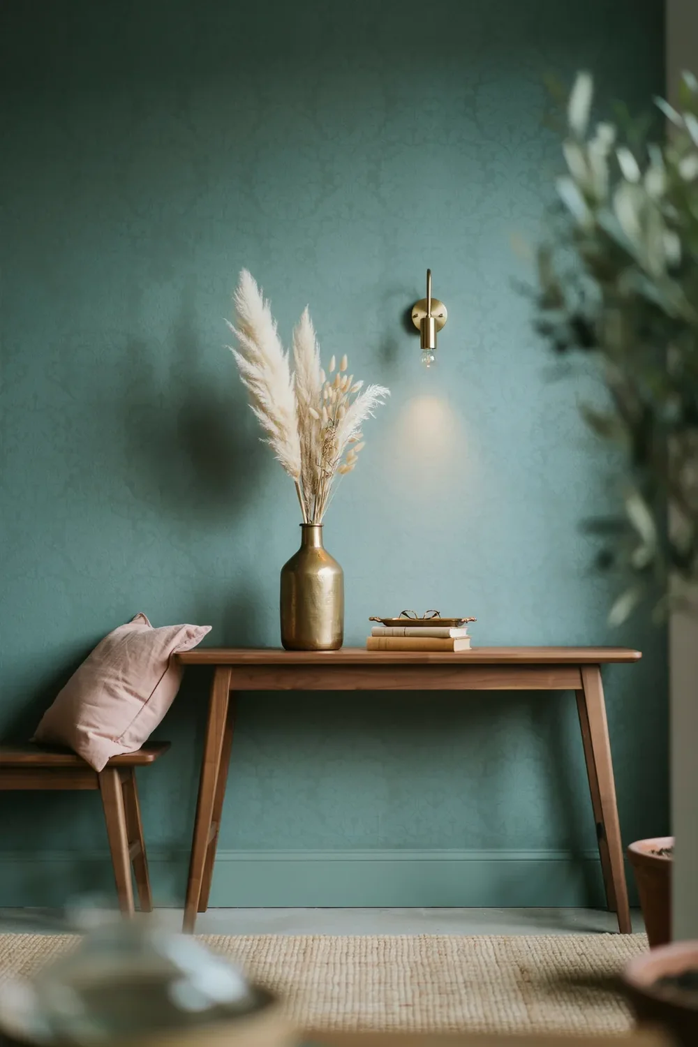 What Green Actually Pairs With: Wood, Brass and Blush