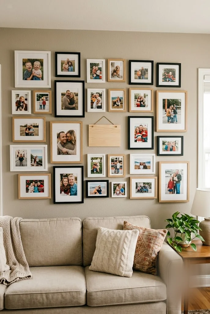 18 Family Photo Wall Ideas That Never Look Cluttered
