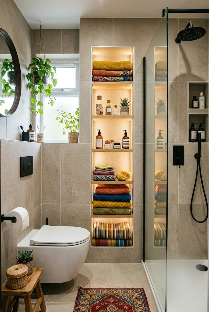 Recessed Wall Niche Bathroom Storage