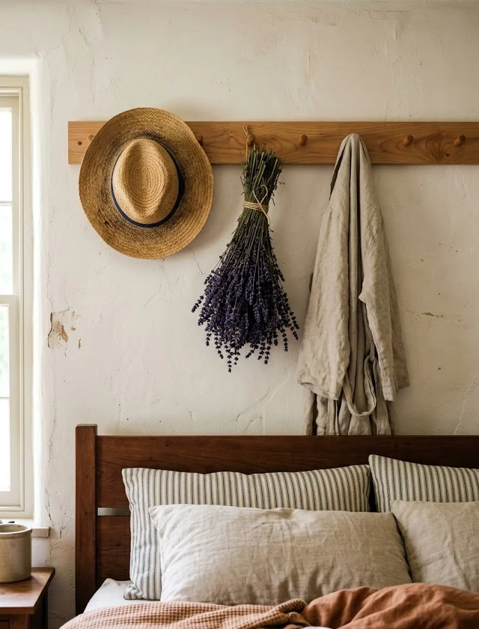 Shaker Peg Rail Bedroom Styling