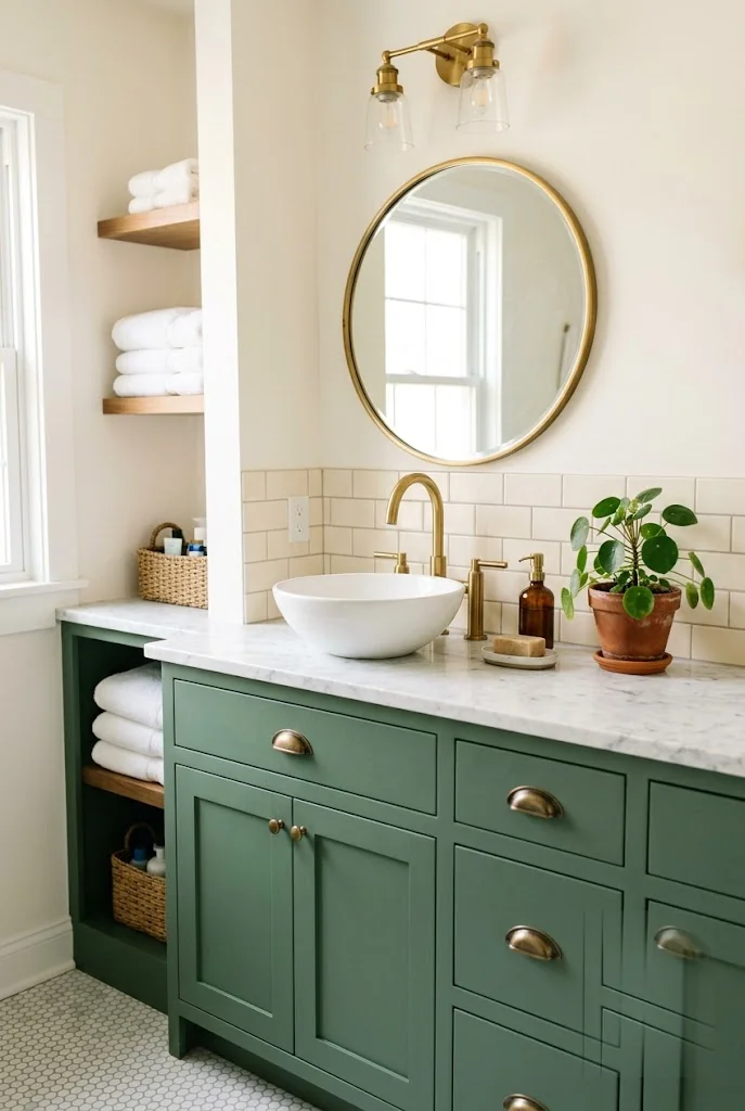 15 Sage Green Bathroom Ideas That Feel Fresh and Timeless