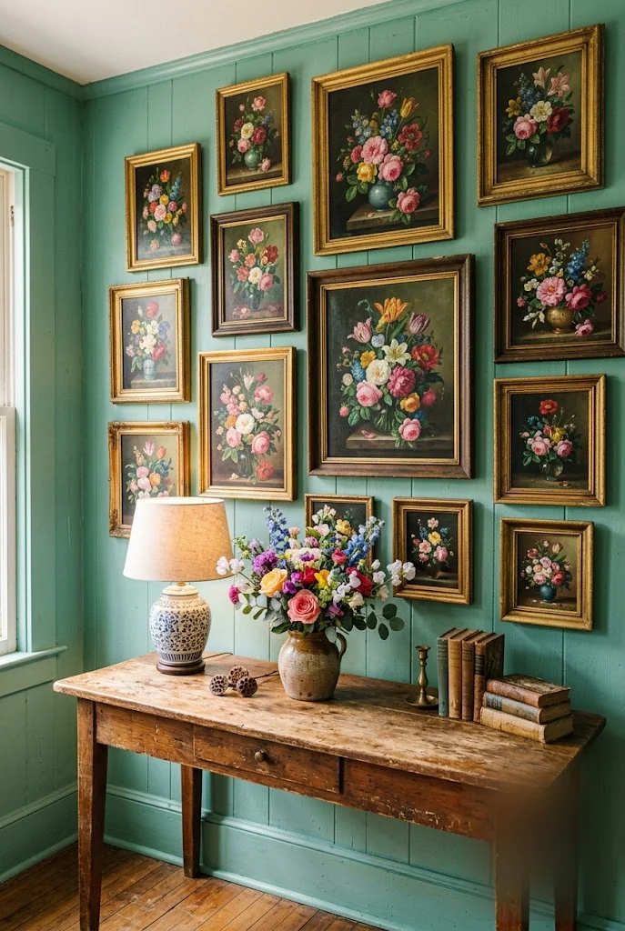 Floral Still Life Gallery Wall Cluster