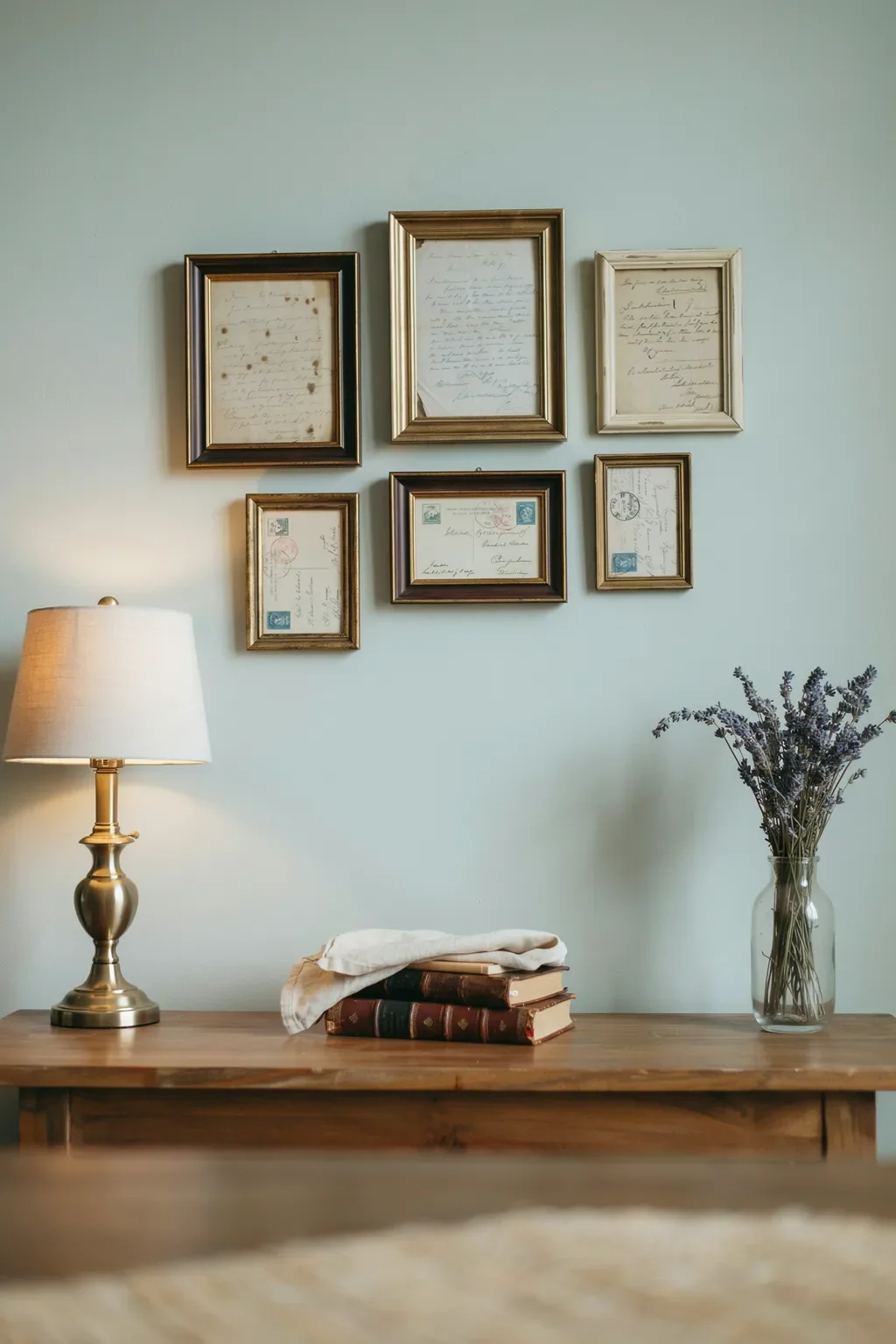 Framed Handwritten Letters Gallery Wall