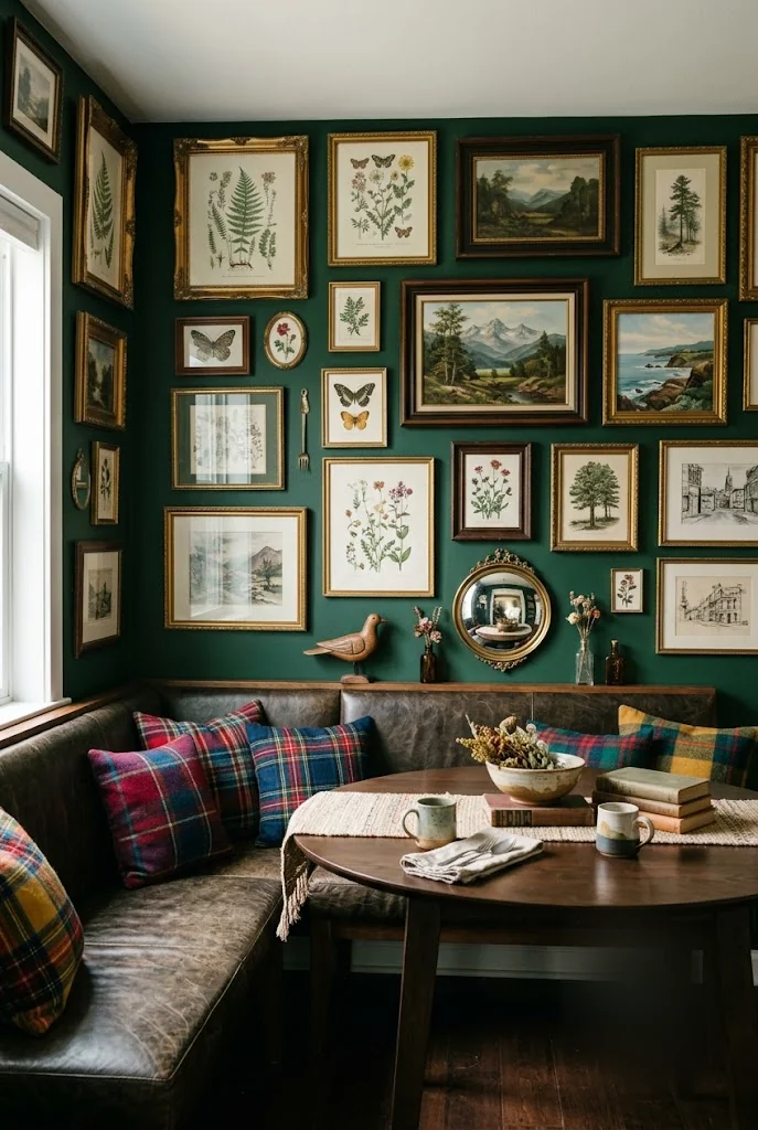 Dense Salon-Style Gallery Wall Hang