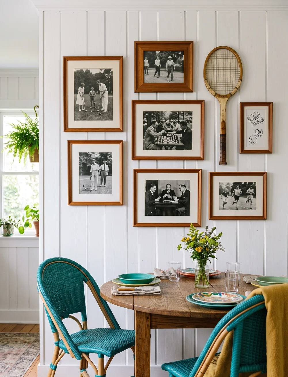 Vintage Game Photography Gallery Wall