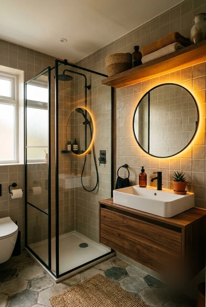 Hidden LED Mirror Lighting Bathroom