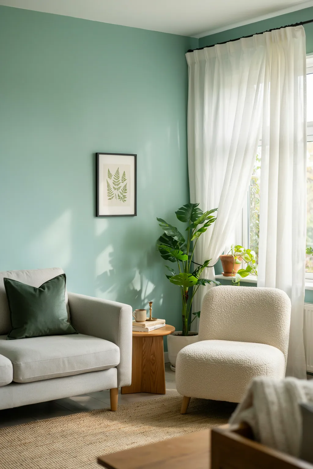Mint Green for Small Living Rooms That Need Light