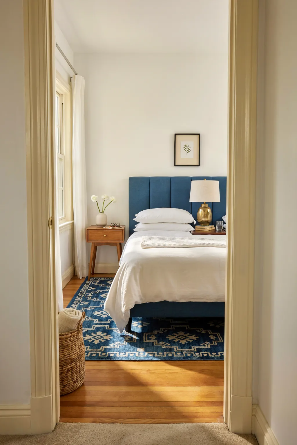 blue and white bedroom ideas - Split the Room 60/30/10 Before You Buy a Single Thing