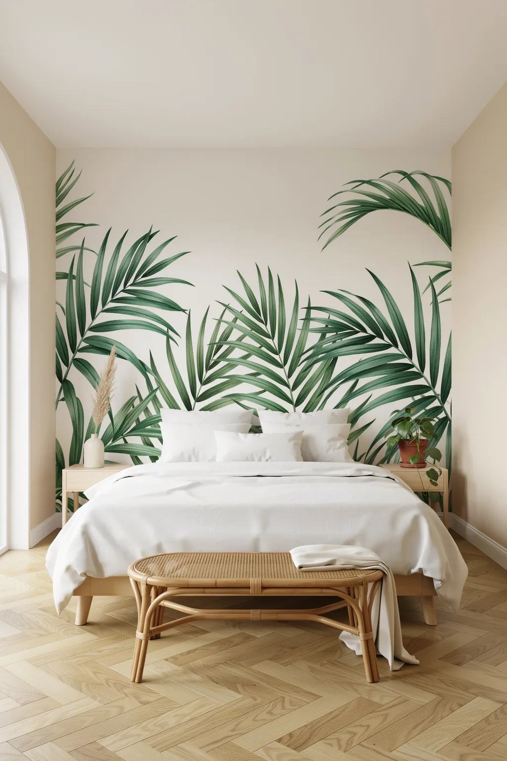 Put the Palm Print on One Wall Only, and Get the Scale Right