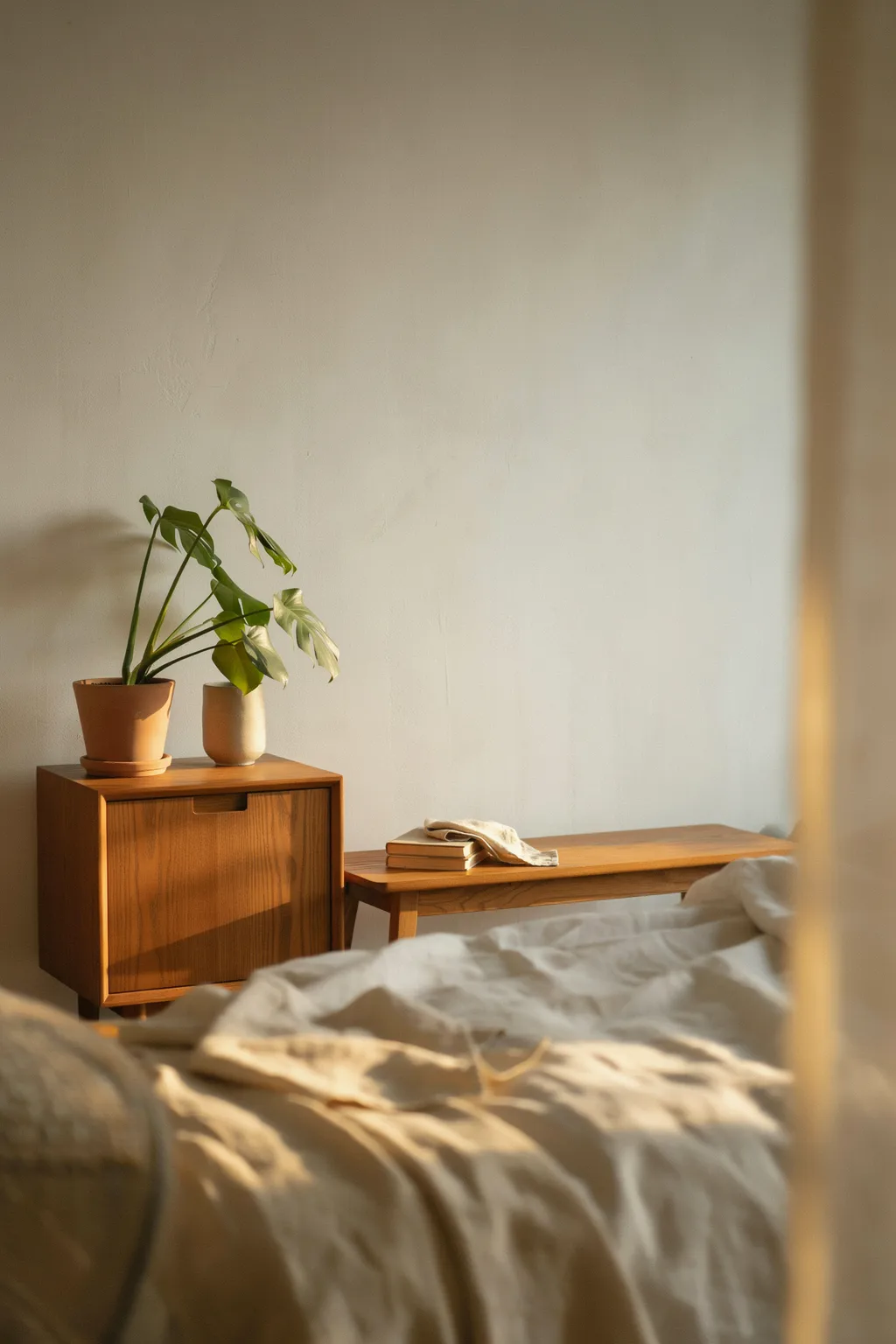 Commit to One Wood Tone: Teak, Acacia, or Mango
