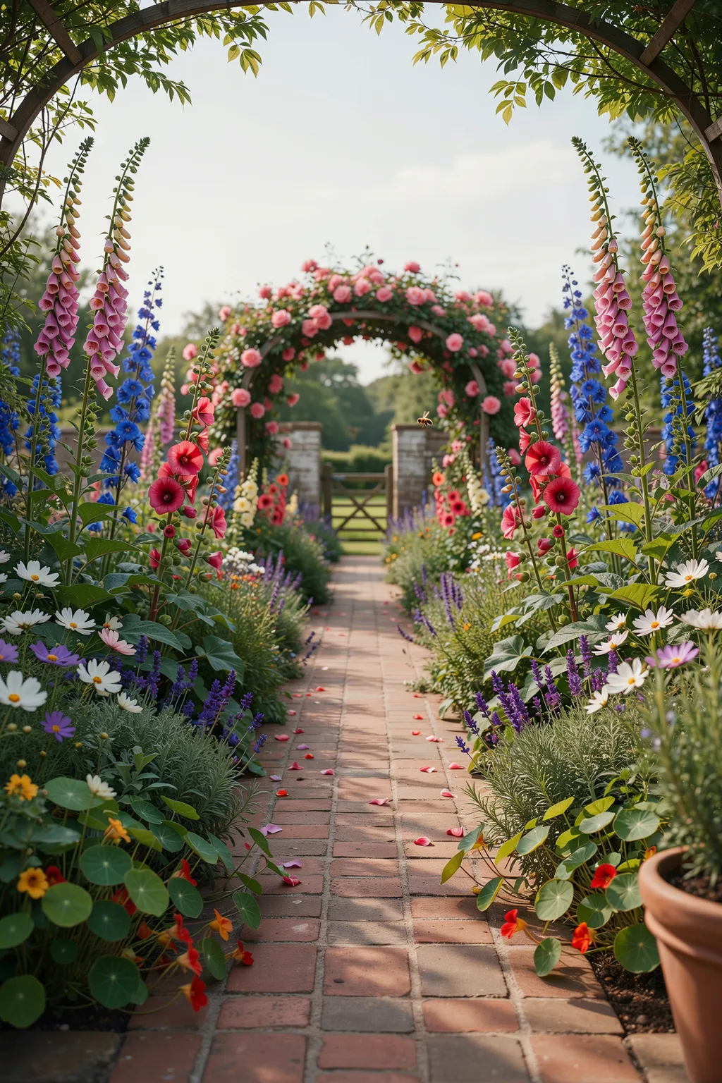 Give the Cottage Garden a Hard Path So It Reads Lush, Not Neglected