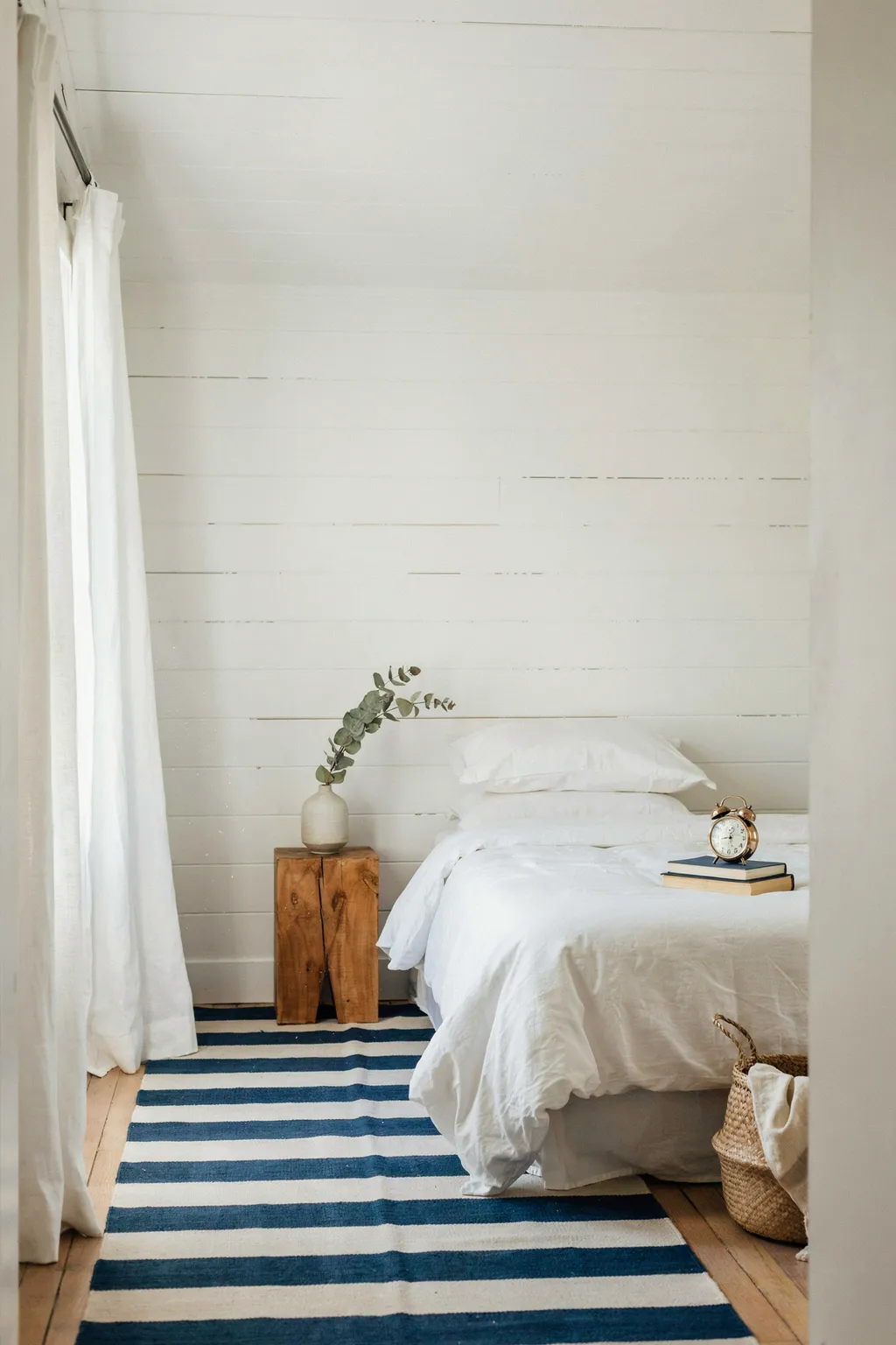 Do Coastal With Stripes and Shiplap, Skip the Anchors and Rope