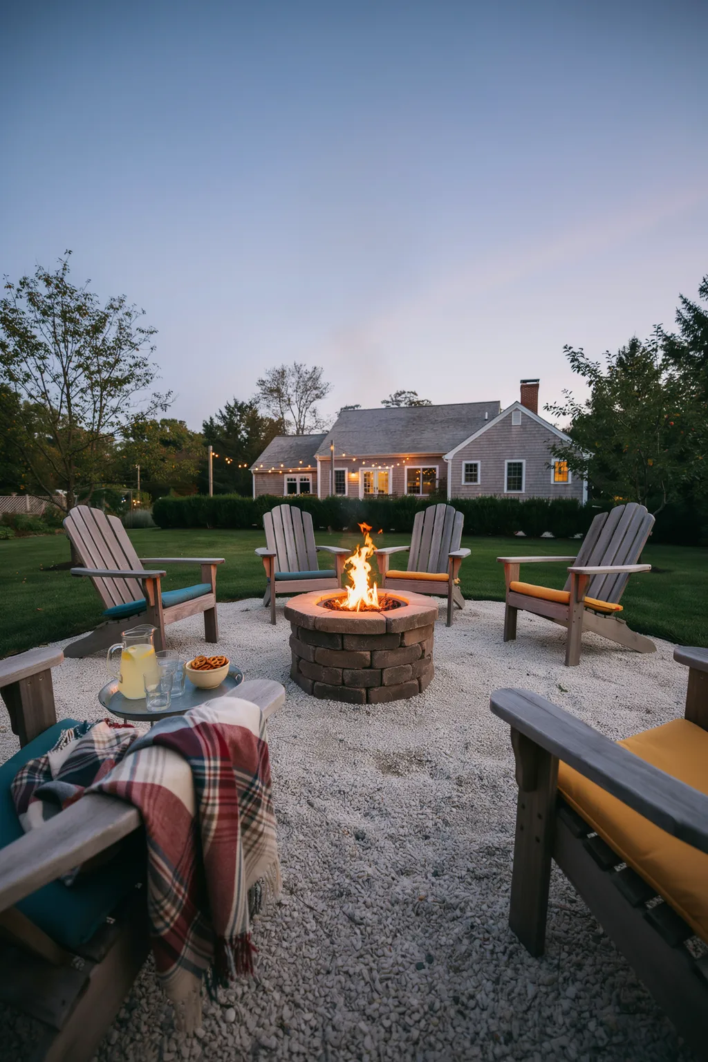 Set the Fire Pit With Real Clearance From the House