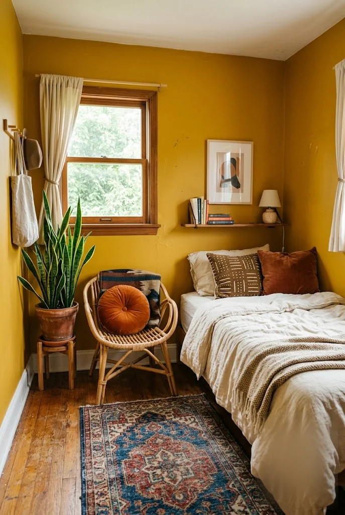 Bed Pushed Into the Corner