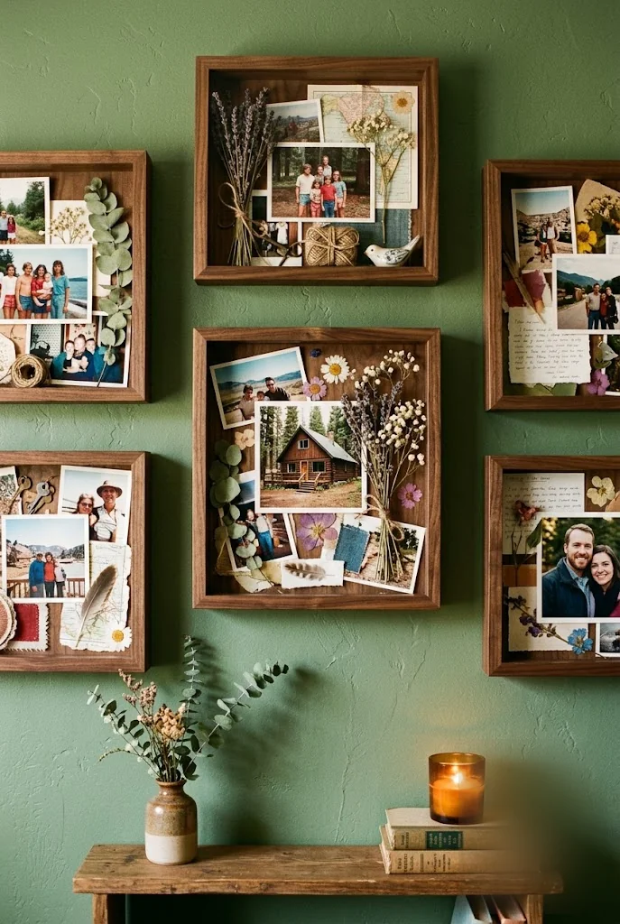 Layered Shadow Box Photo Display