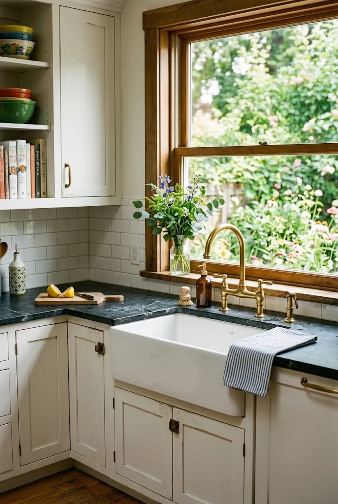 Farmhouse Sink Budget Kitchen Makeover