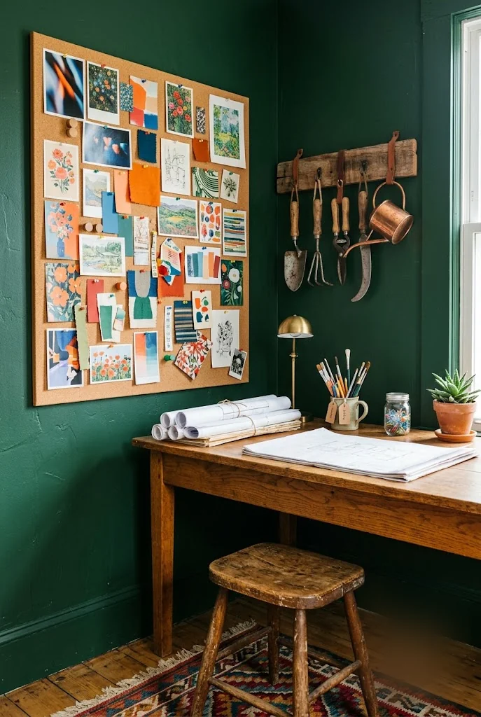 Cork Inspiration Board Home Office Wall