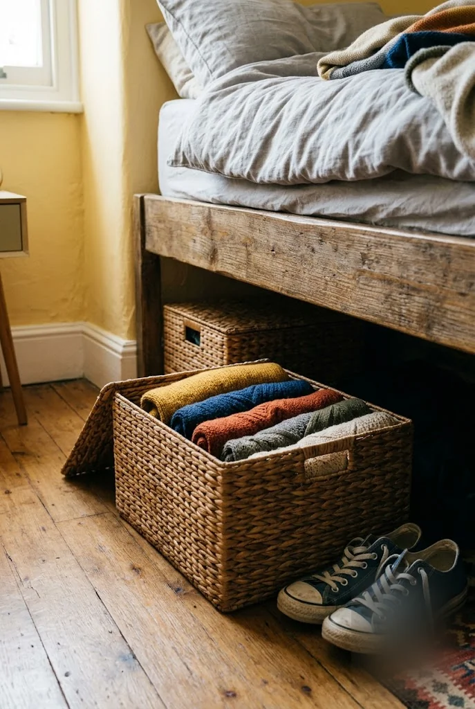 Organized Under-Bed Storage Boxes