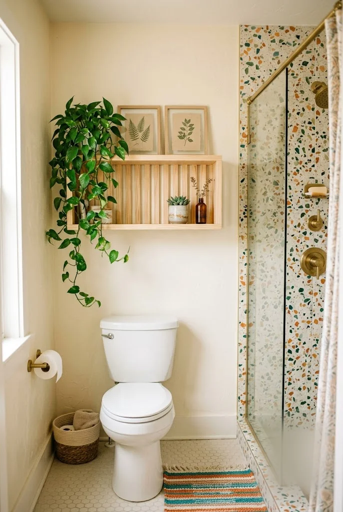 Shelf Above Toilet Small Bathroom Storage